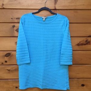Blue Dana Buchman Top